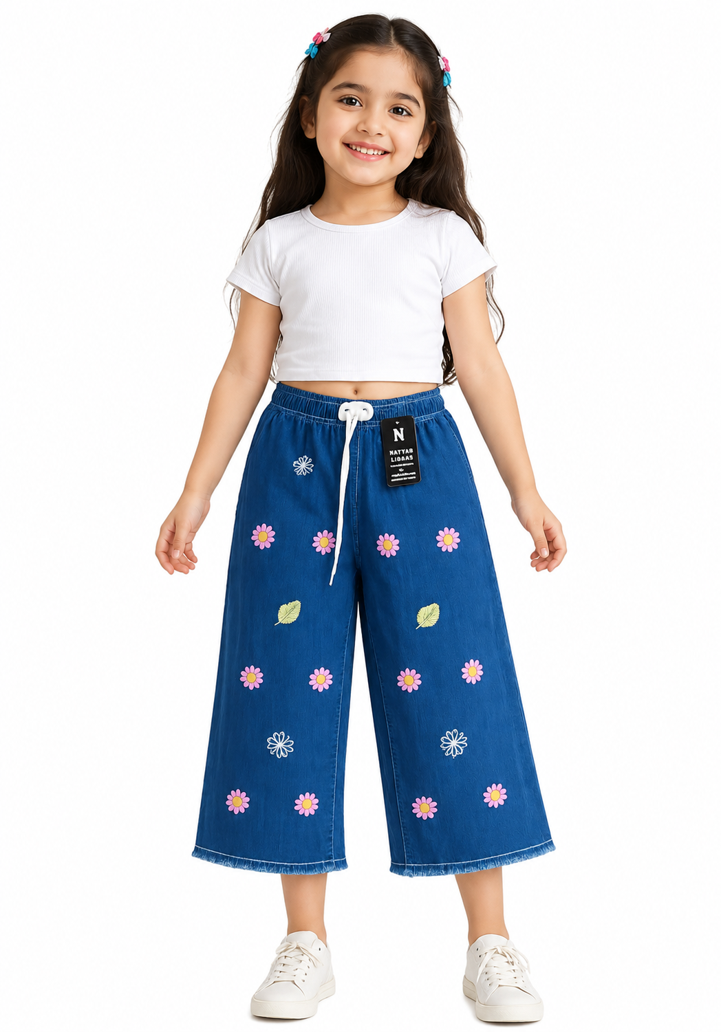 Baggy Style Denim Jeans for GIRLS