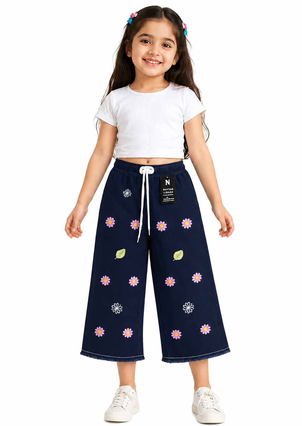 Baggy Style Denim Jeans for GIRLS