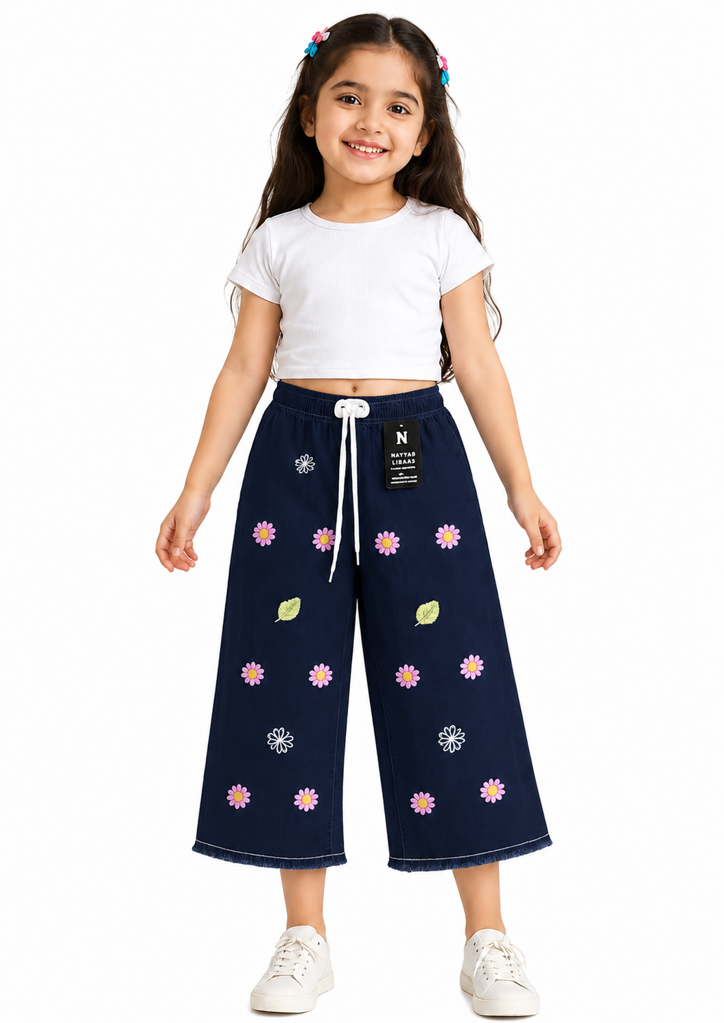 Baggy Style Denim Jeans for GIRLS