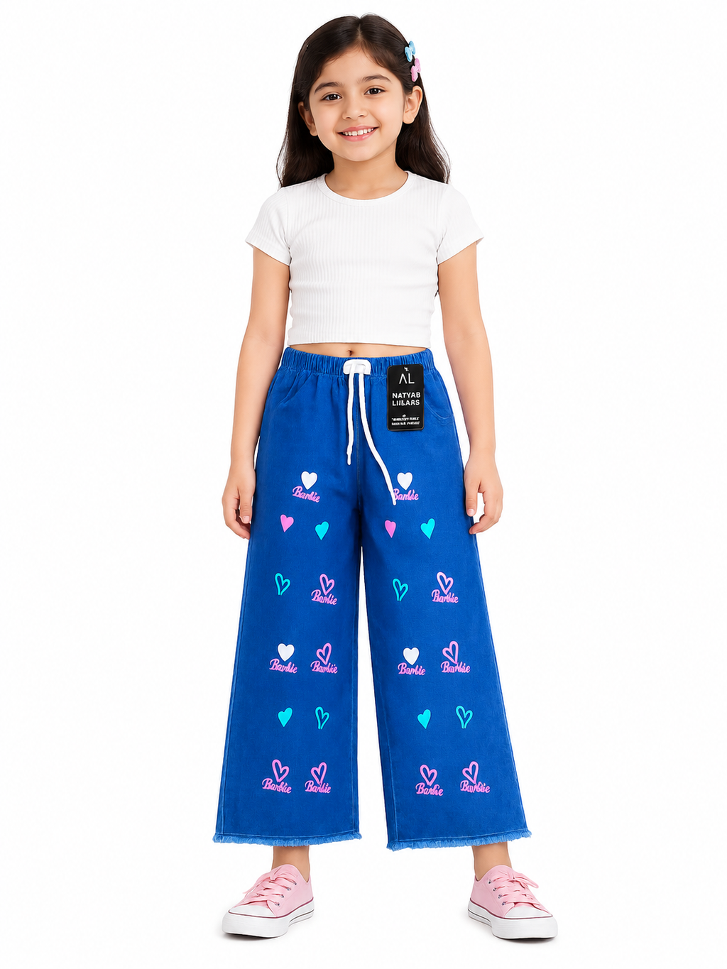 Soft & comfortable wide-leg pant for girls