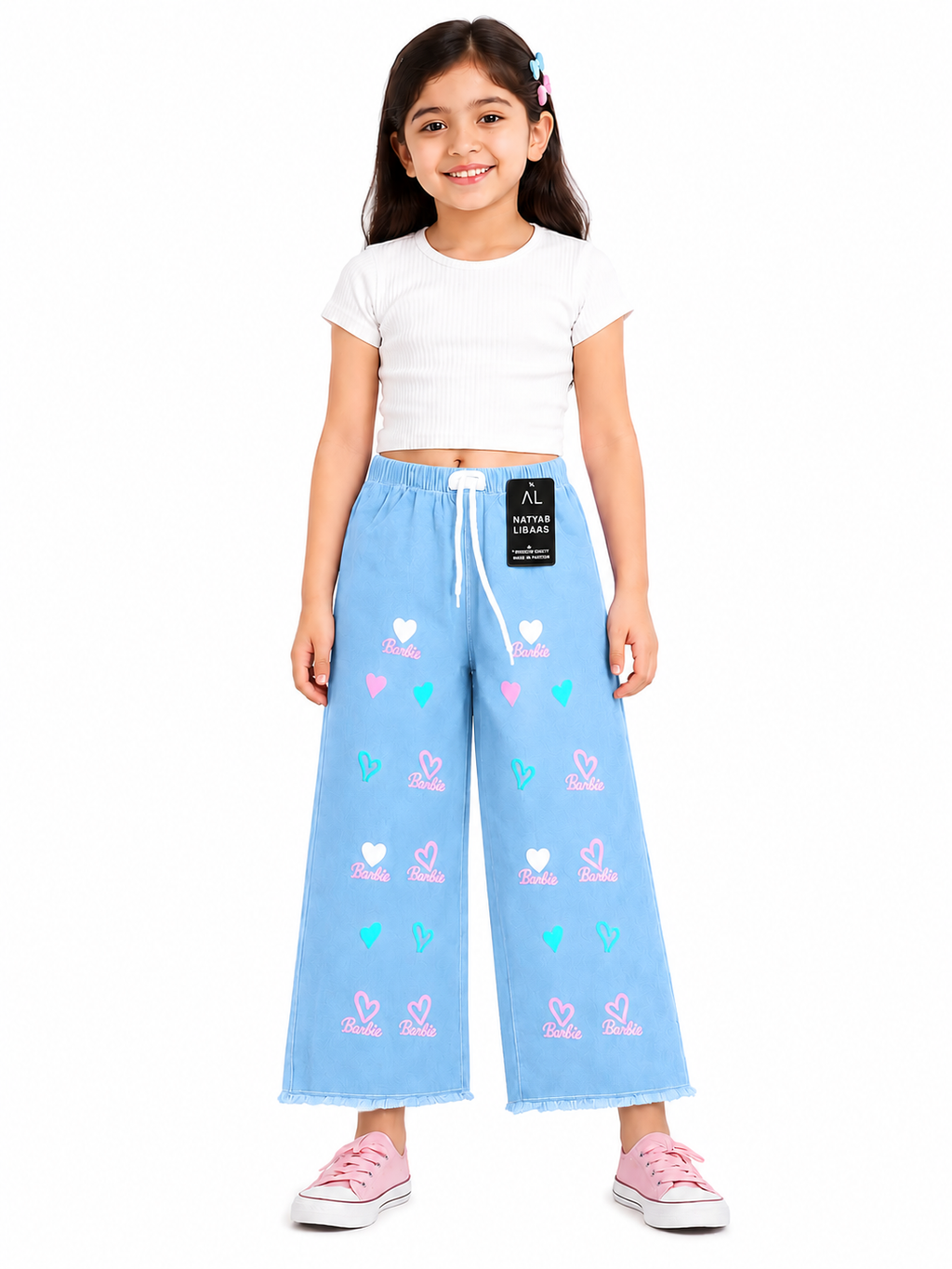 Soft & comfortable wide-leg pant for girls