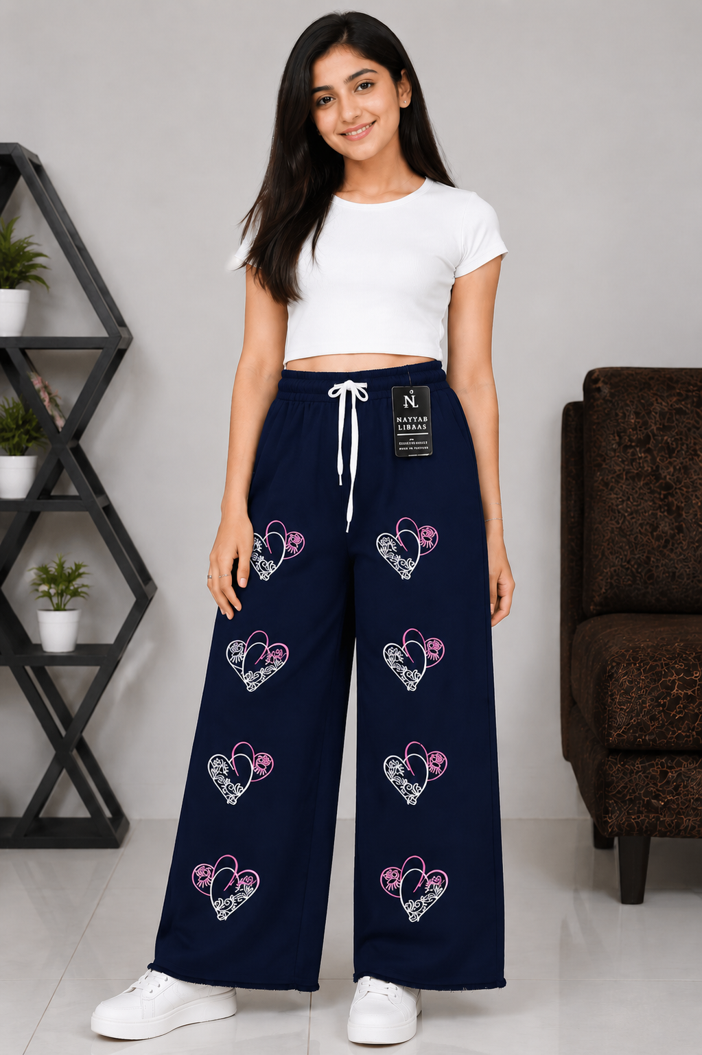 baggy style Denim jeans for women “Love Breeze Palazzo”