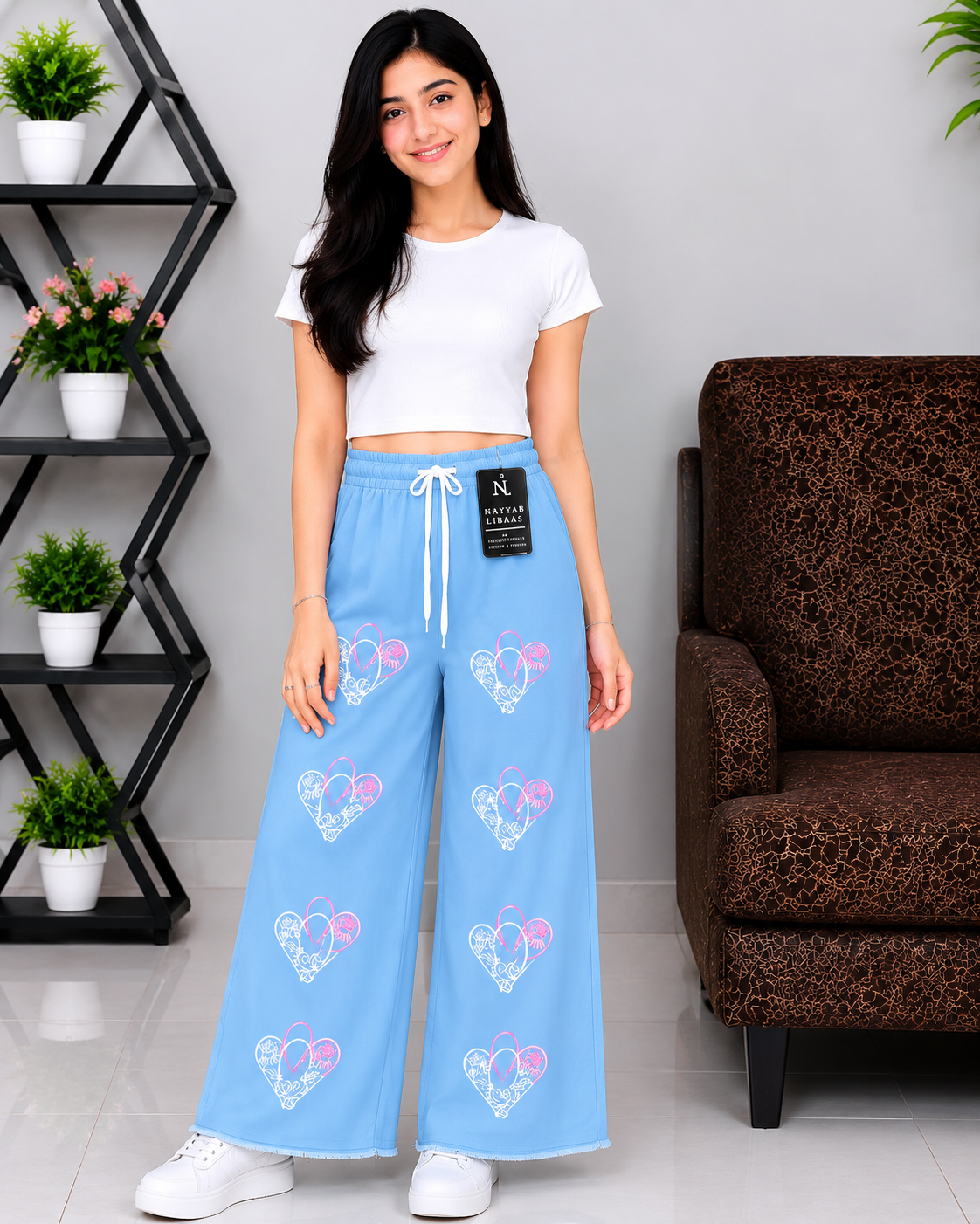 baggy style Denim jeans for women “Love Breeze Palazzo”