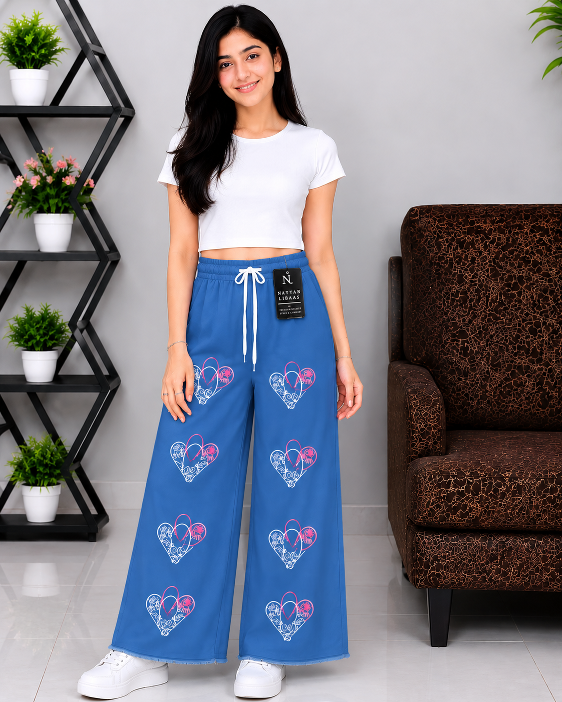 baggy style Denim jeans for women “Love Breeze Palazzo”