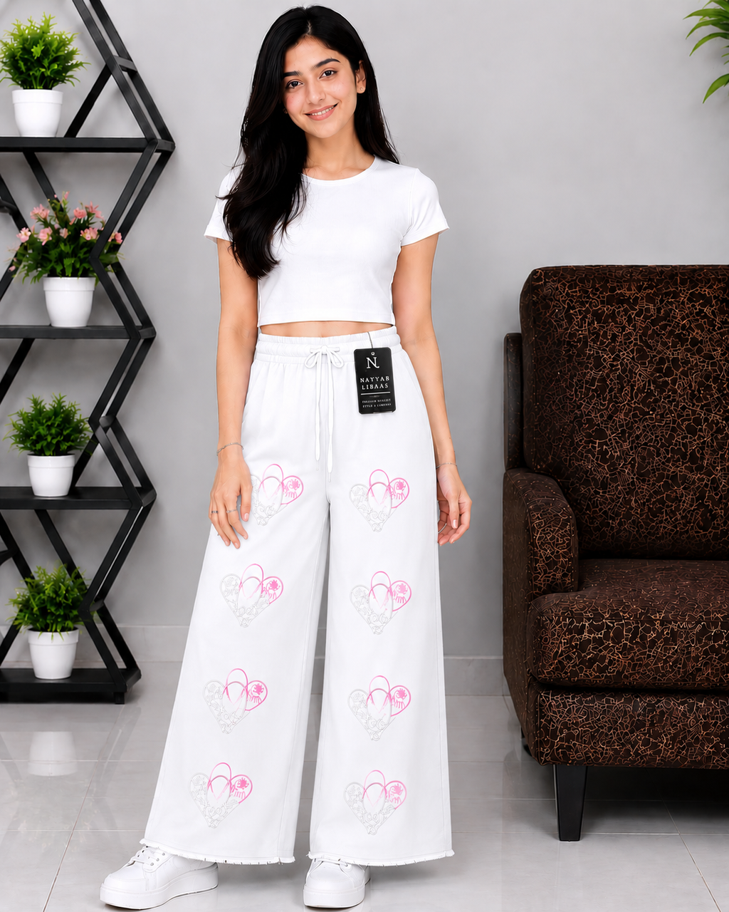 baggy style Denim jeans for women “Love Breeze Palazzo”