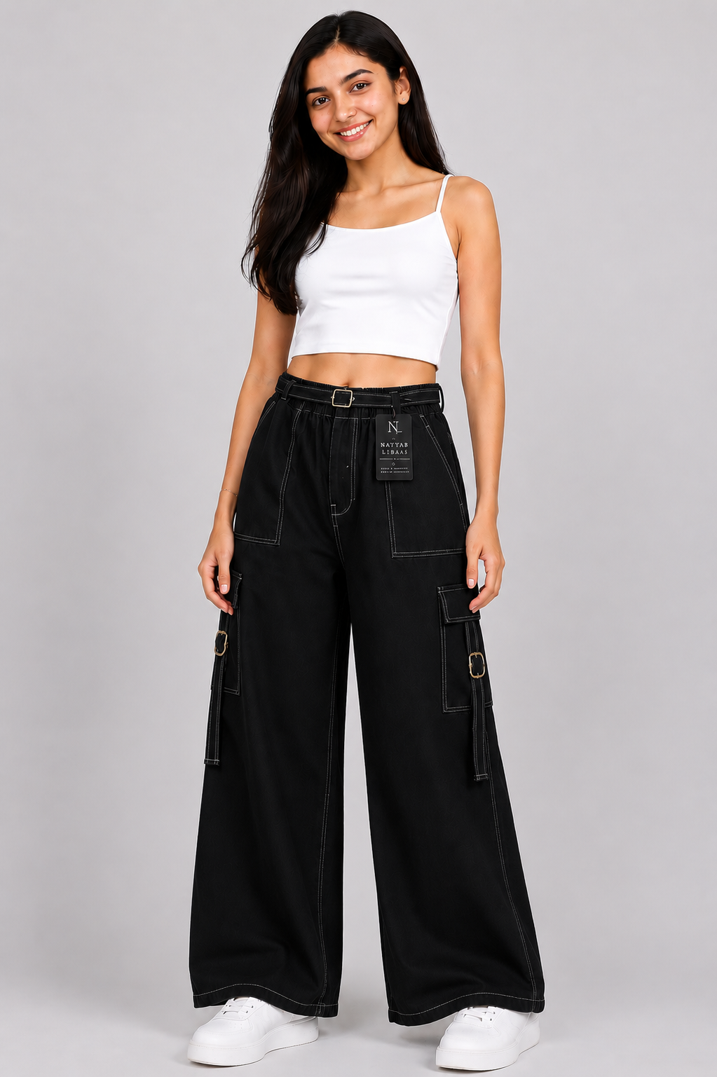 Cargo Wide Leg Pant