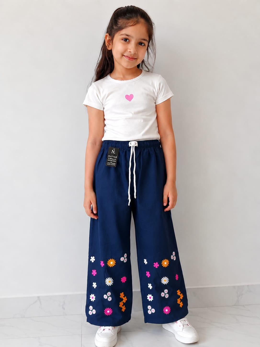 Baggy Style Denim Jeans for Girls