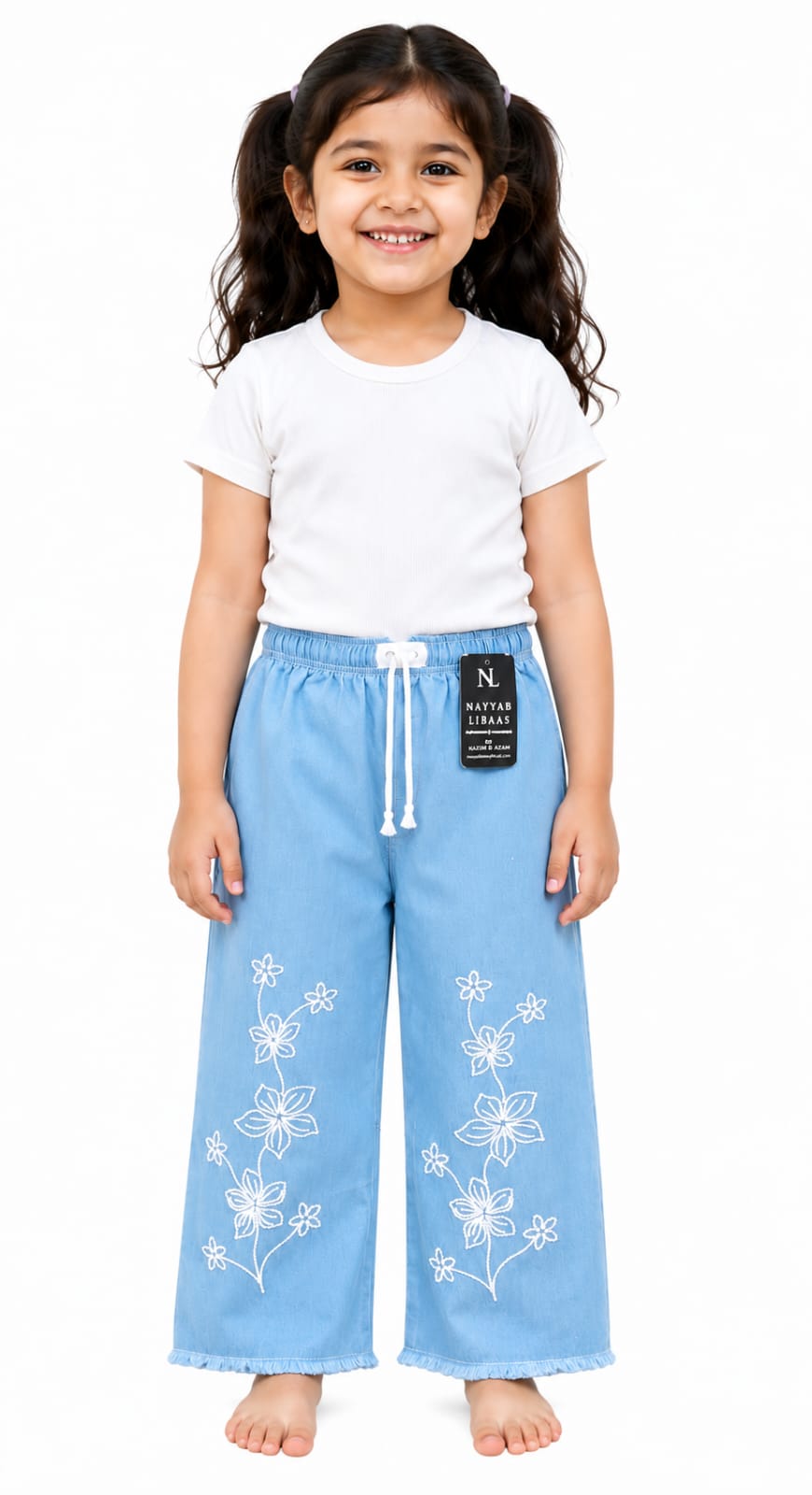 Baggy Style Denim Jeans for Girls