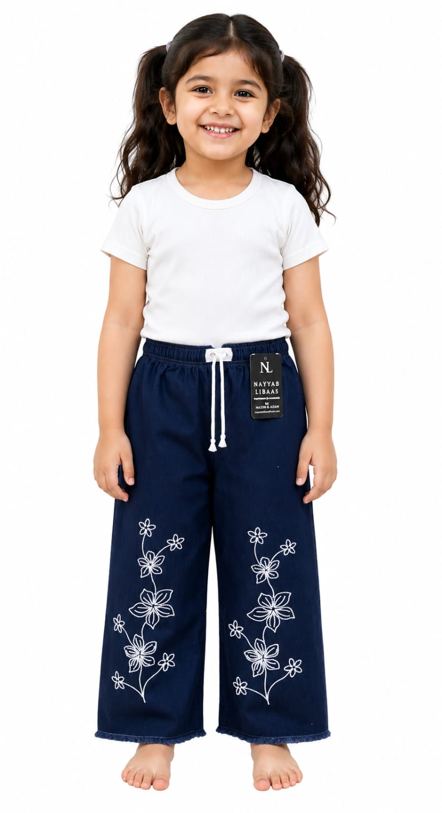 Baggy Style Denim Jeans for Girls