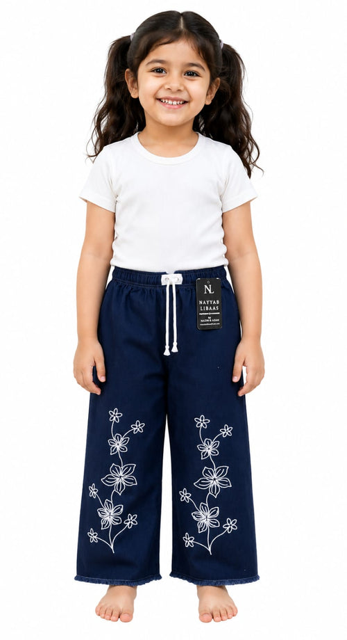 Baggy Style Denim Jeans for Girls