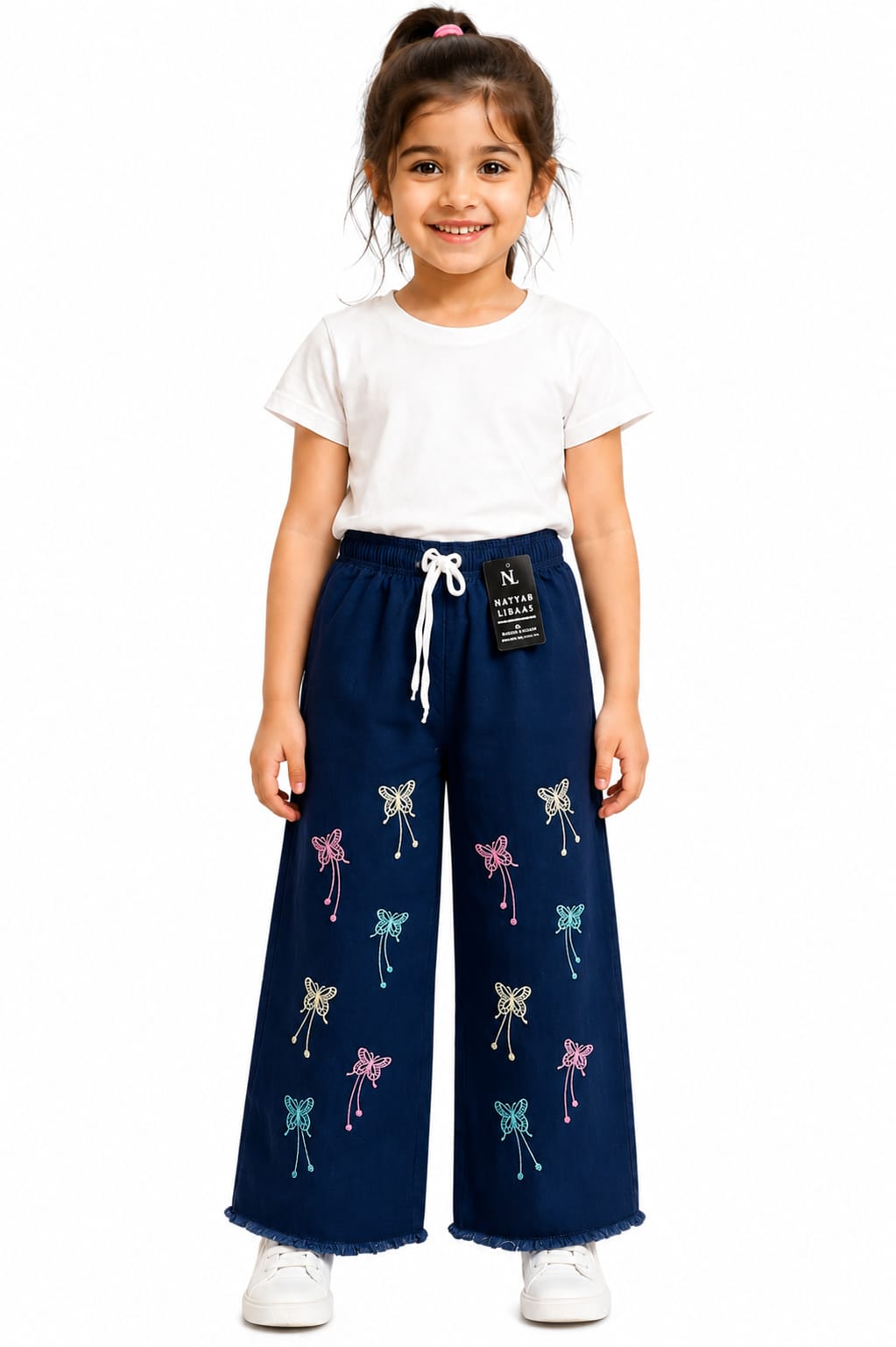 Baggy Style Denim Jeans for Girls
