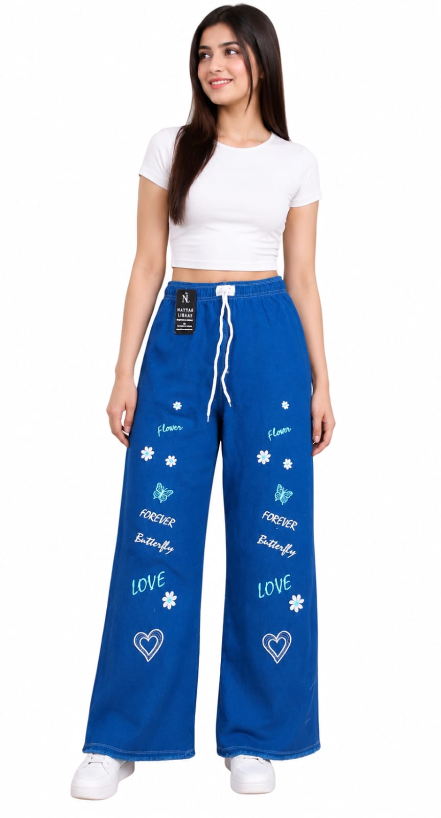 Baggy Style Denim Jeans for women