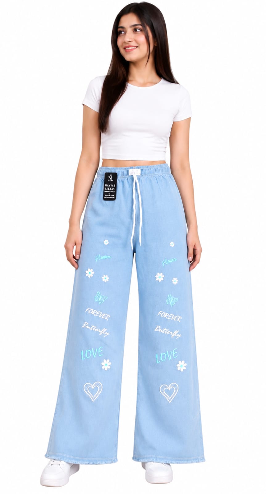 Baggy Style Denim Jeans for women