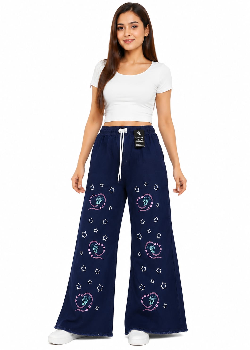 Baggy Style Denim Jeans for women