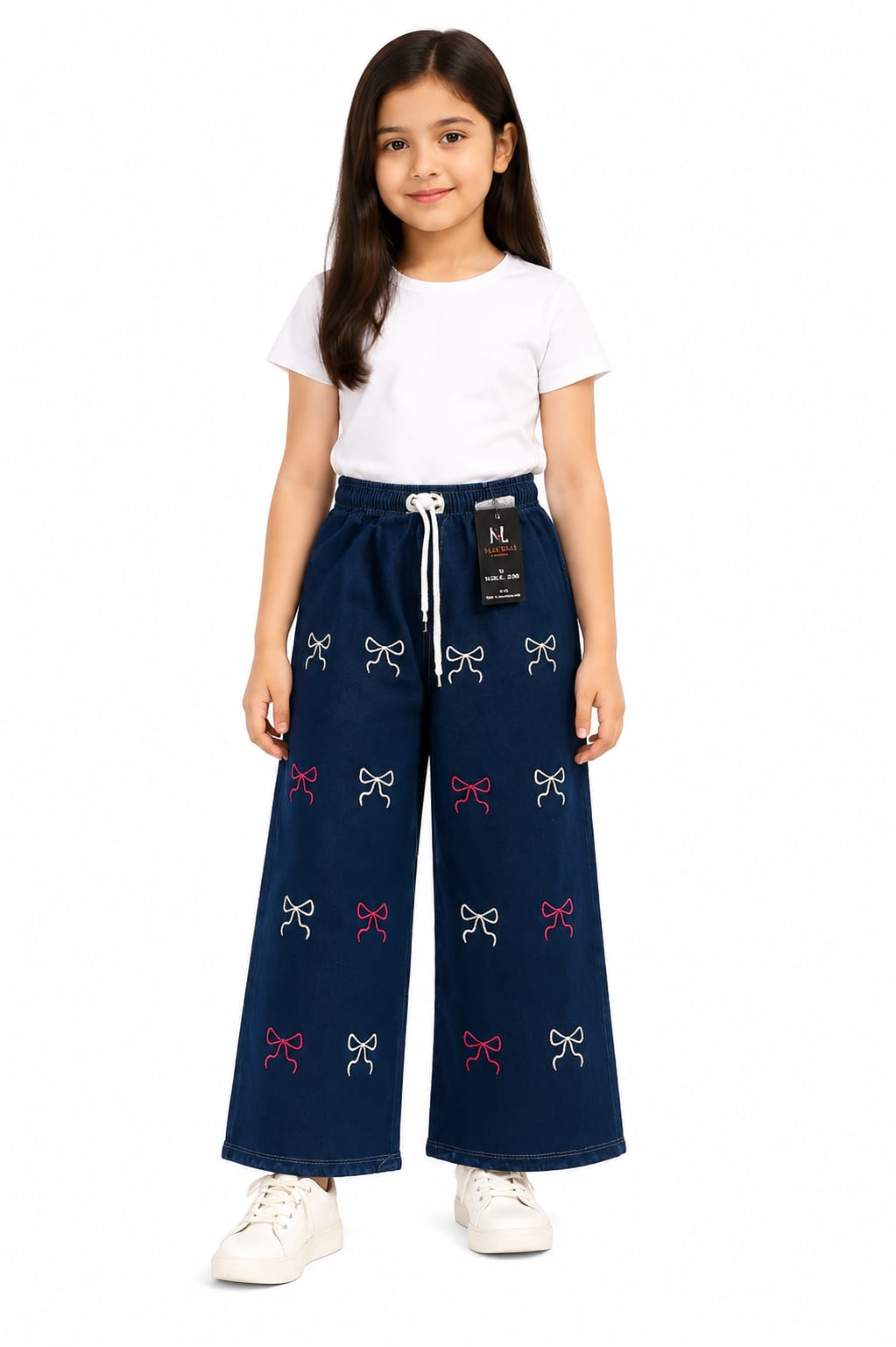 Baggy Style Denim Jeans for Girls