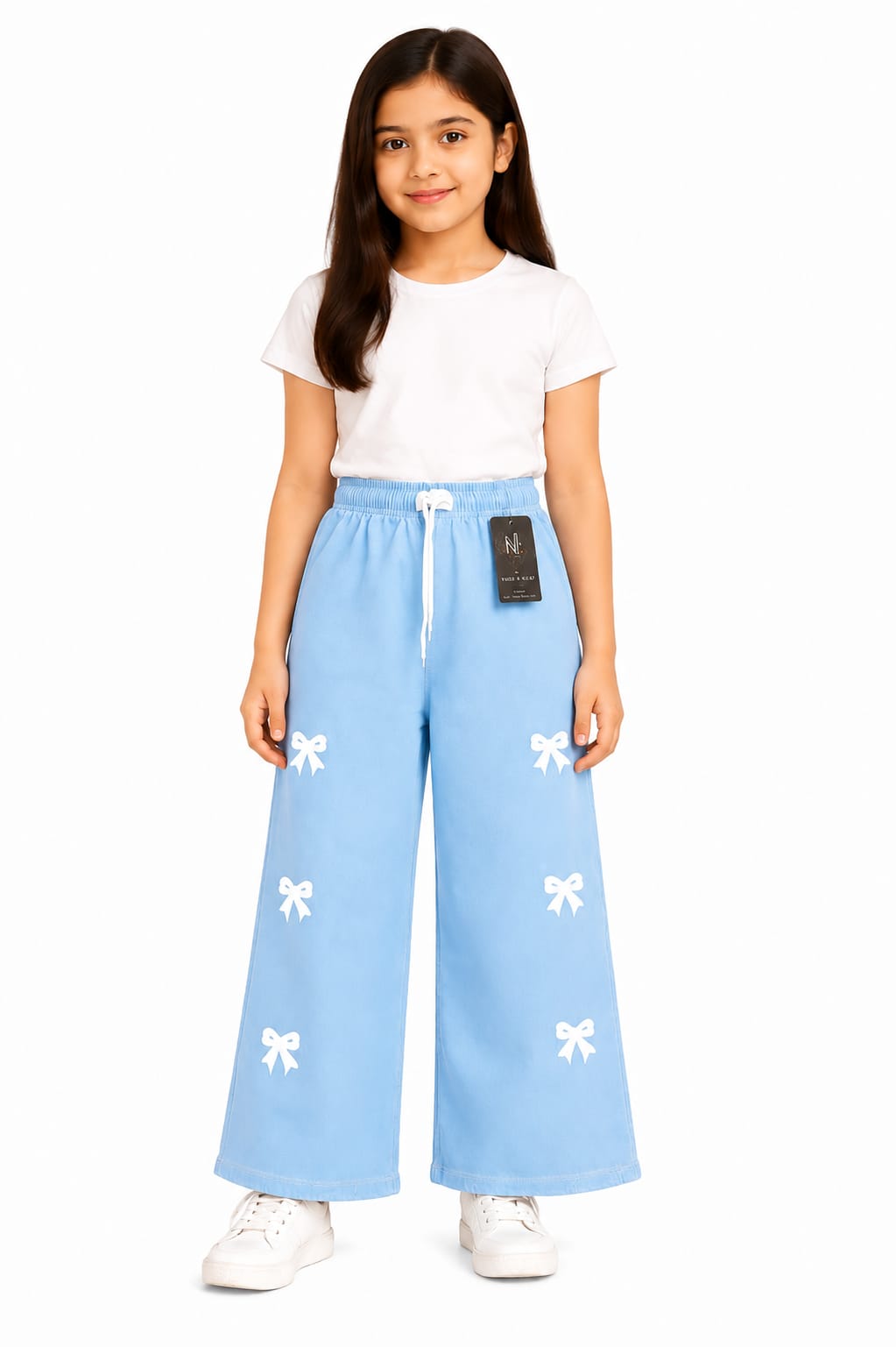 Baggy Style Denim Jeans for Girls