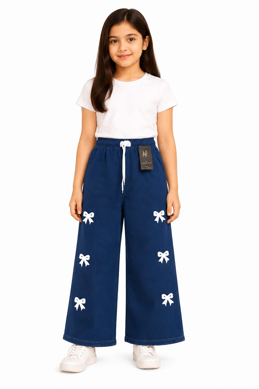 Baggy Style Denim Jeans for Girls