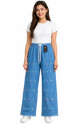 Nayyab Libaas HeartPrint Wide-Leg Pant
