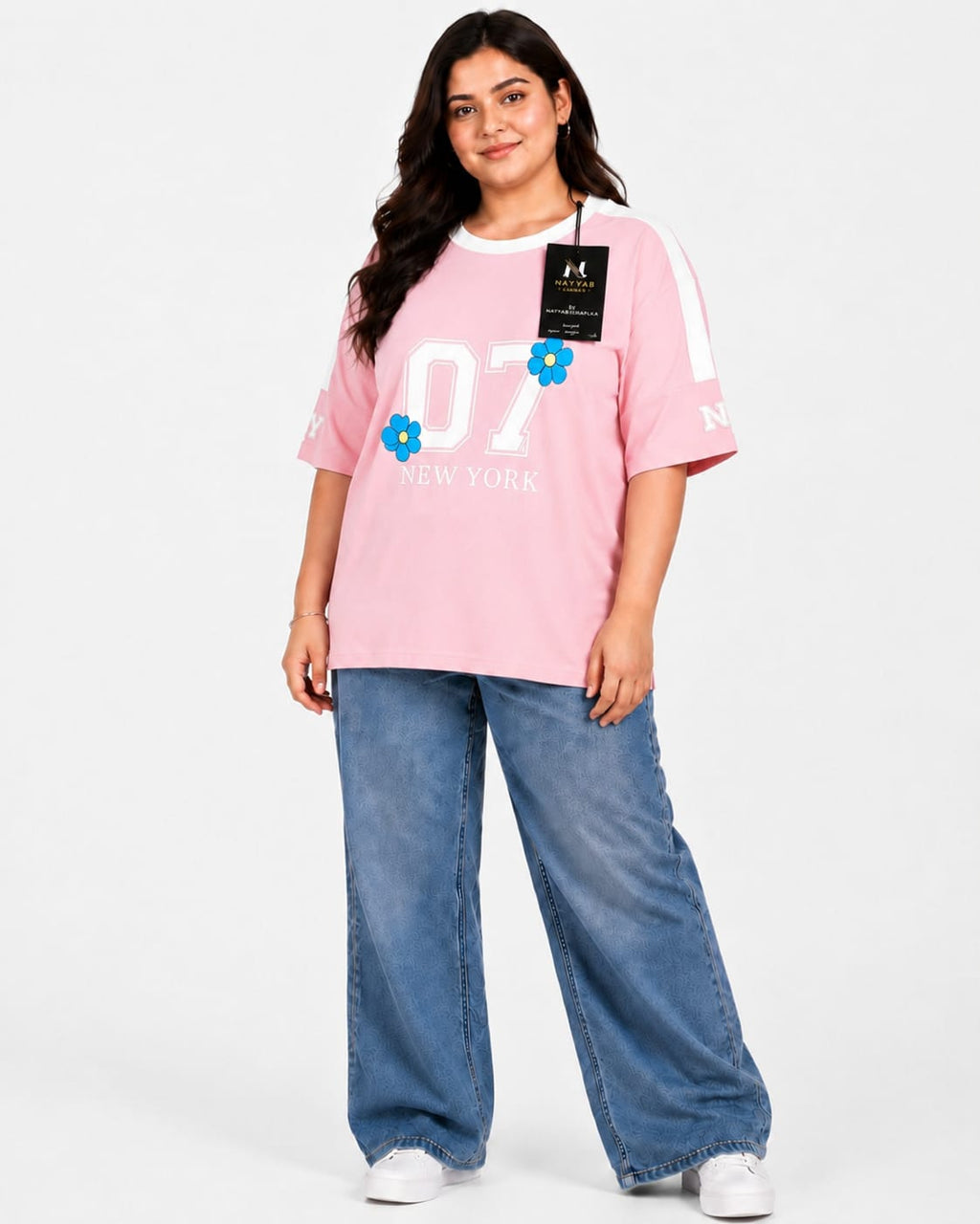 Nayyab Libaas Off-Shoulder Bloom Tee