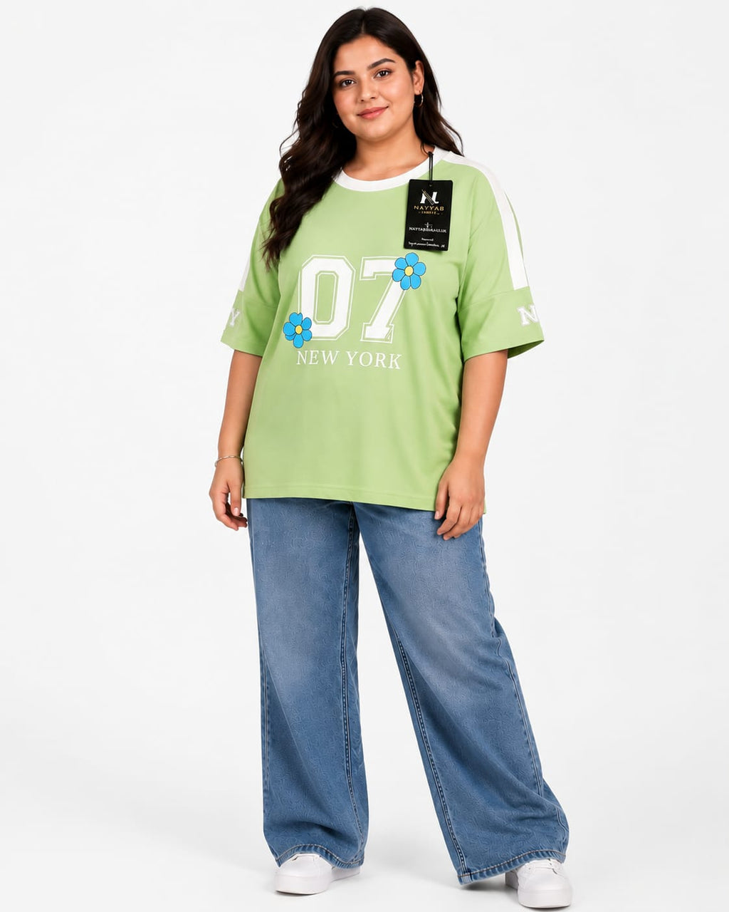 Nayyab Libaas Off-Shoulder Bloom Tee