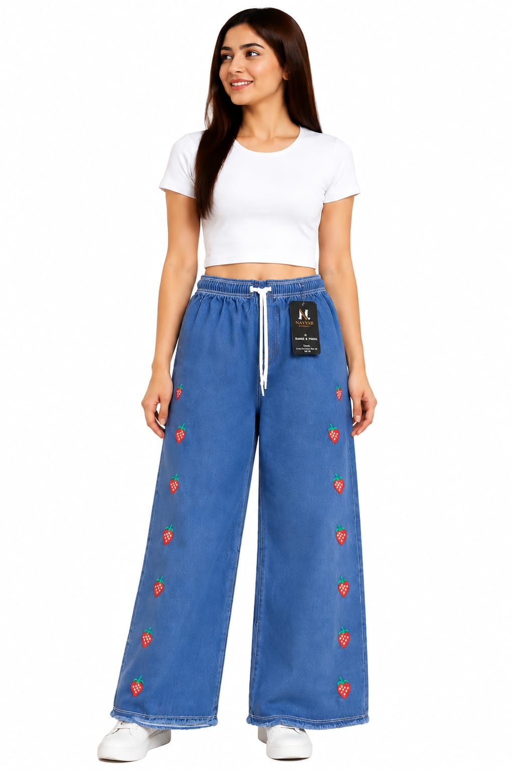 Baggy Style Denim Jeans for women