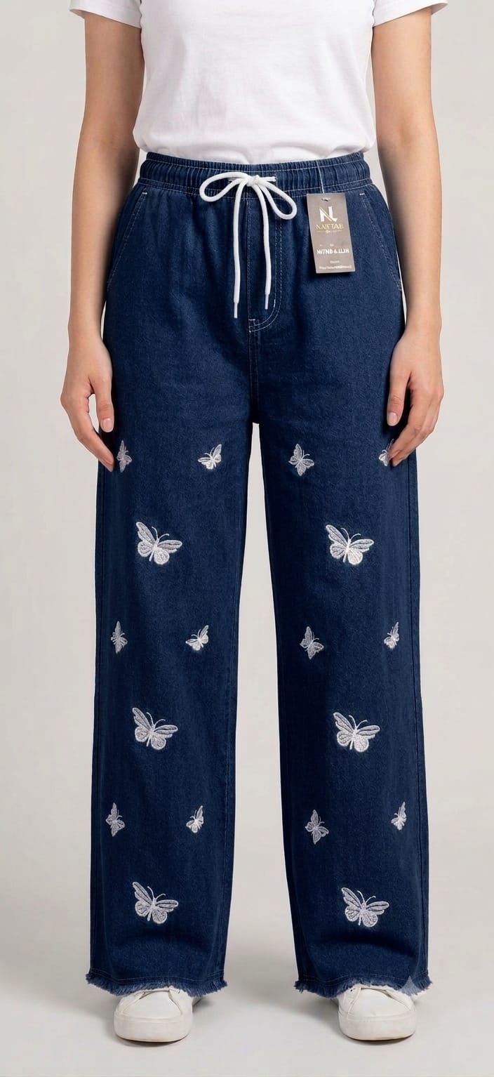 Baggy Style Denim Jeans for women