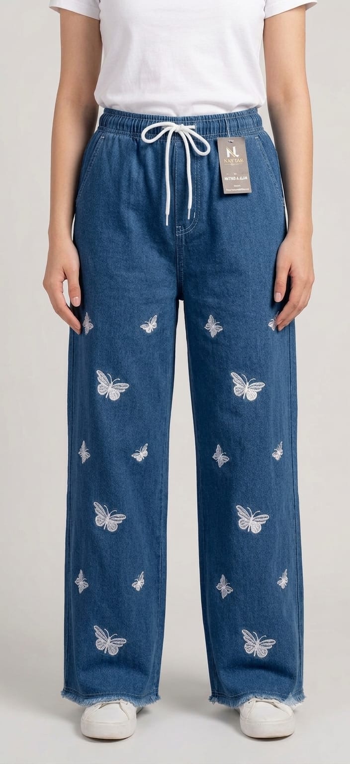 Baggy Style Denim Jeans for women