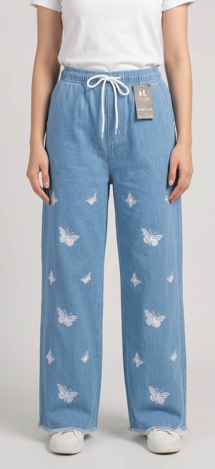 Baggy Style Denim Jeans for women