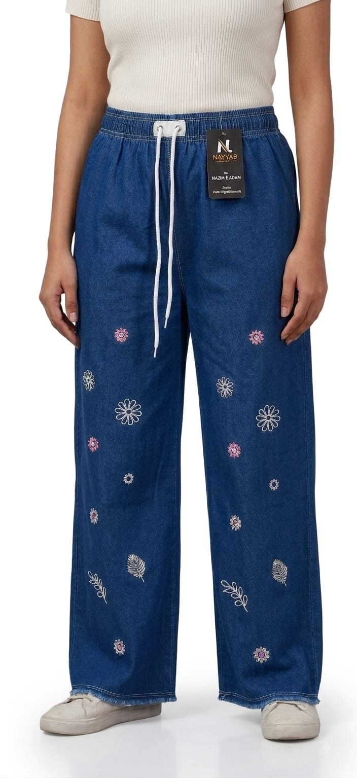 Baggy Style Denim Jeans for women