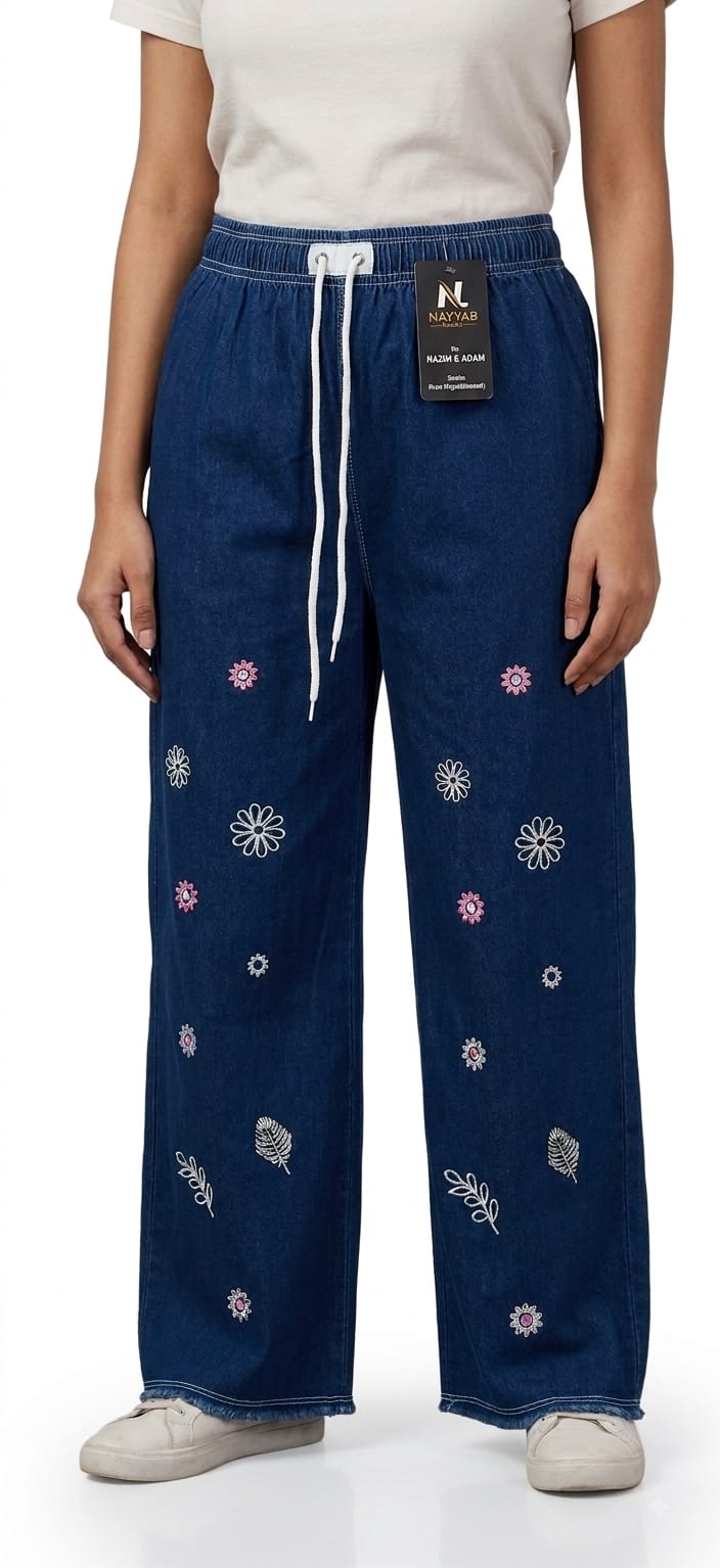 Baggy Style Denim Jeans for women