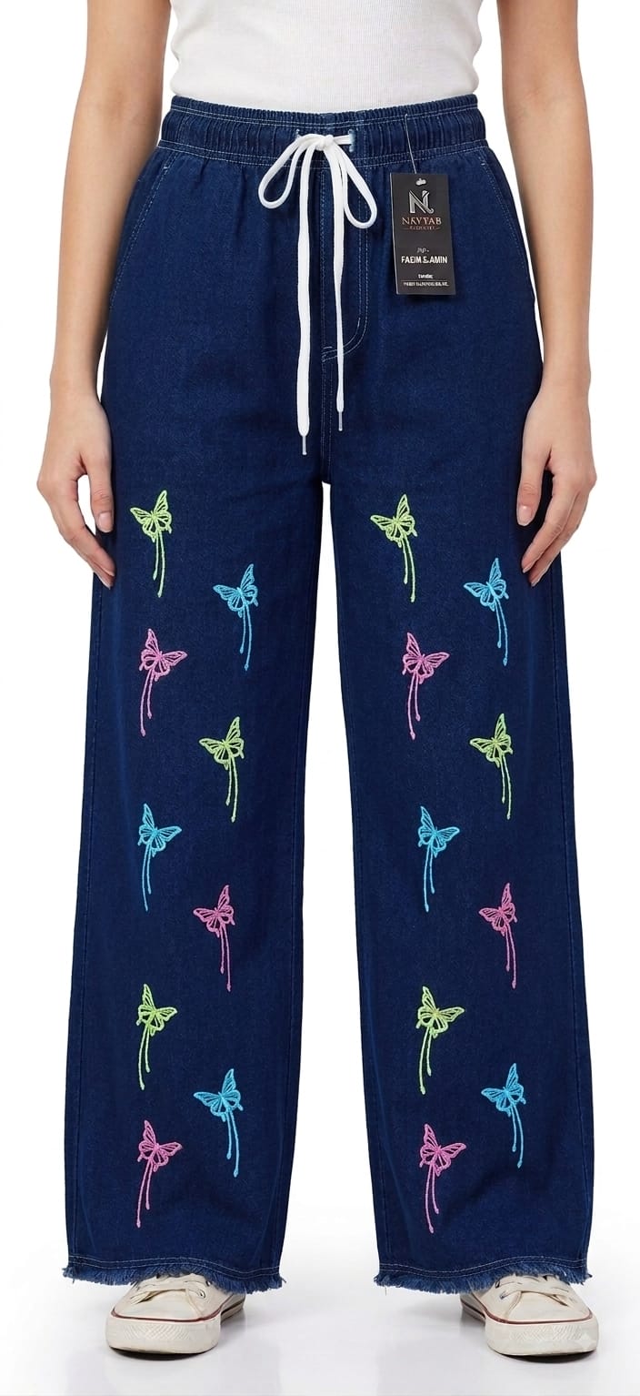 Baggy Style Denim Jeans for women
