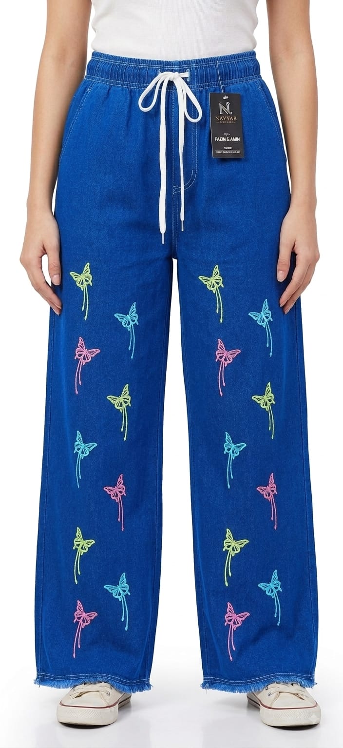 Baggy Style Denim Jeans for women