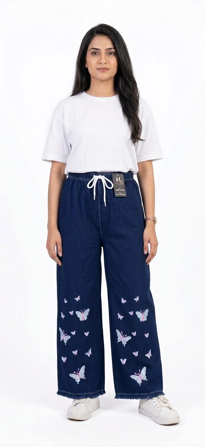 Baggy Style Denim Jeans for women