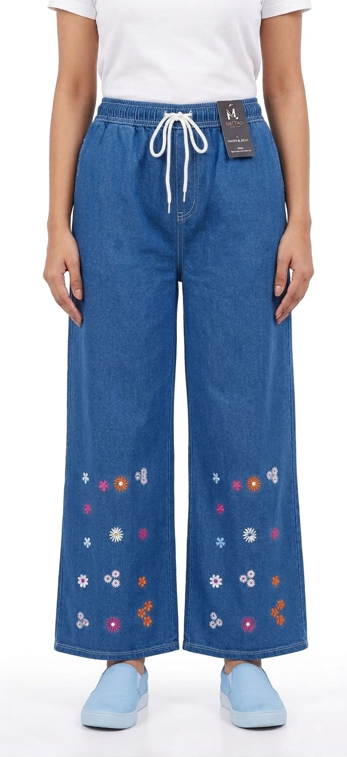 Baggy Style Denim Jeans for women