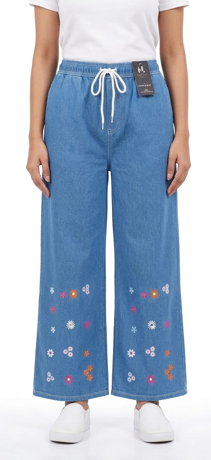 Baggy Style Denim Jeans for women