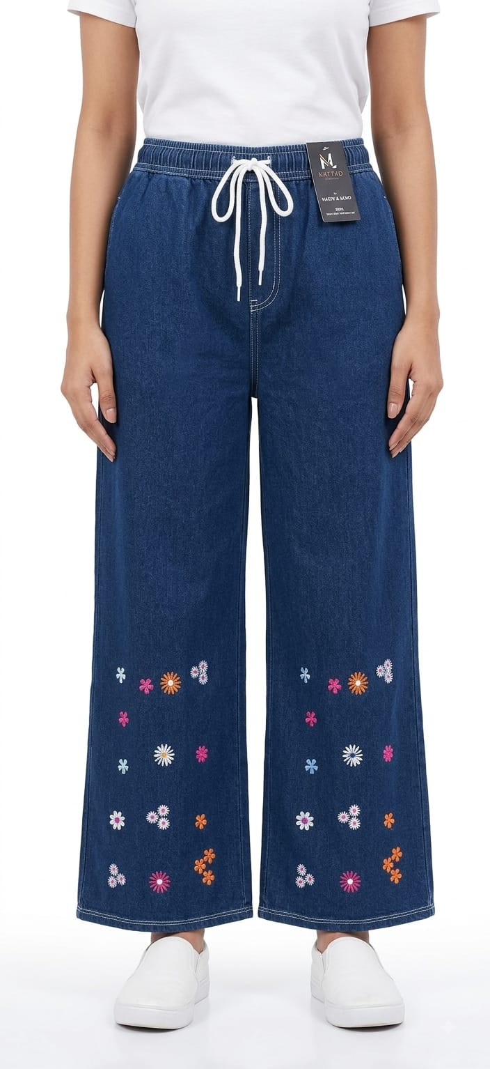 Baggy Style Denim Jeans for women