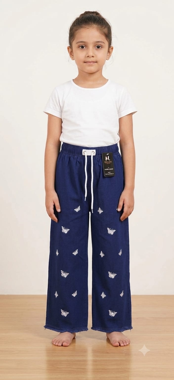 Baggy Style Denim Jeans for Girls