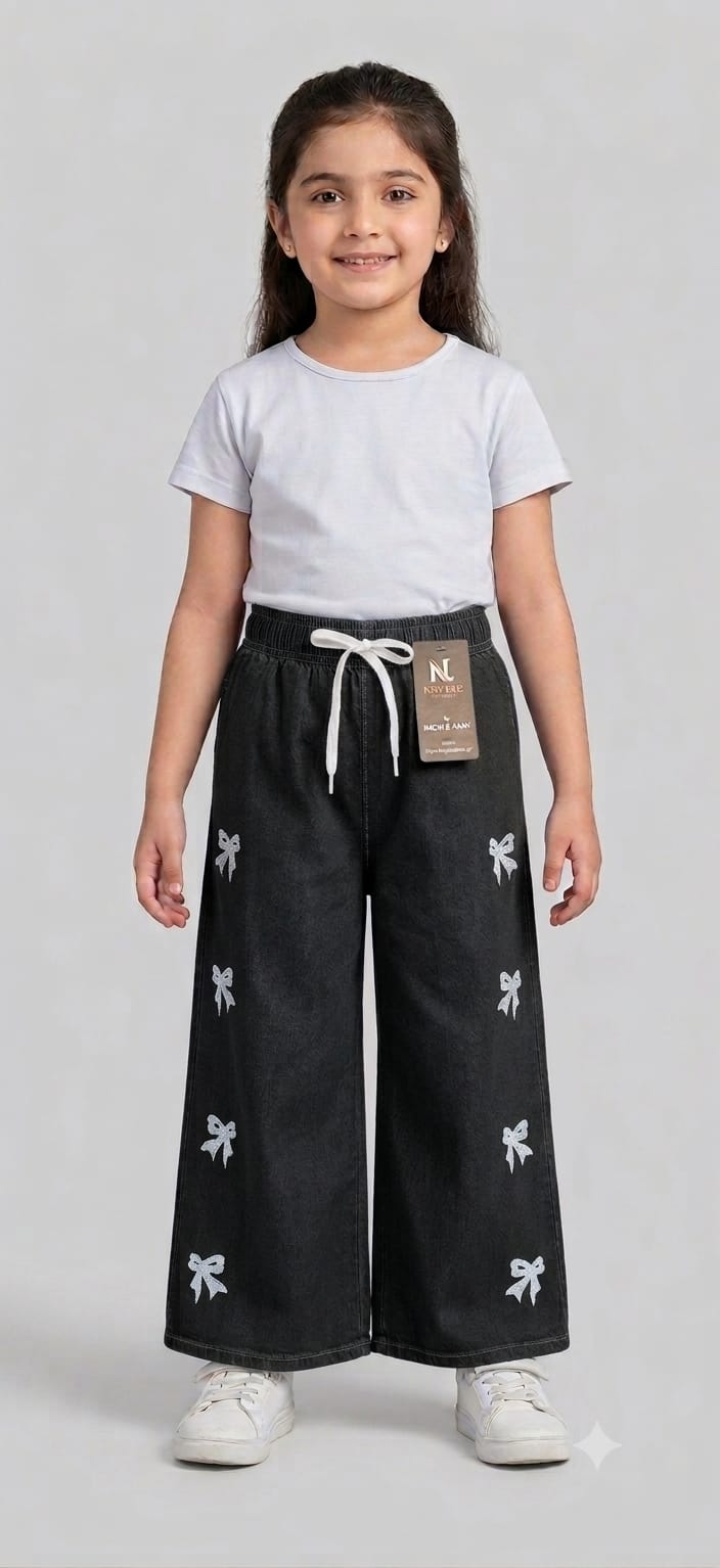 Baggy Style Denim Jeans for Girls