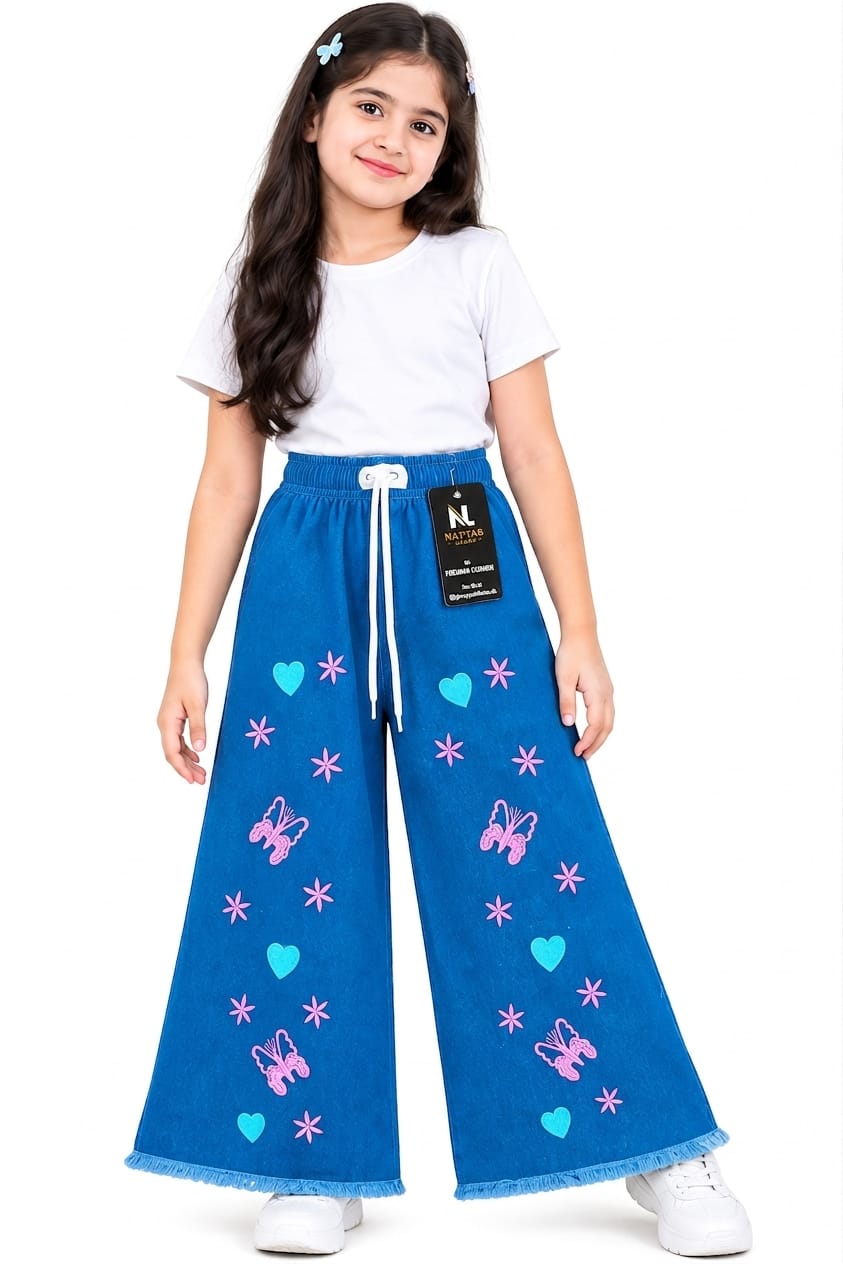 Baggy Style Denim Jeans for Girls